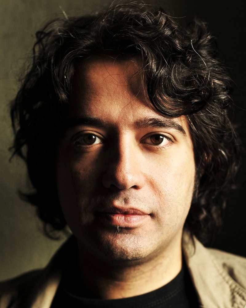 Portrait of composer and sound designer Erdem Helvacıoğlu