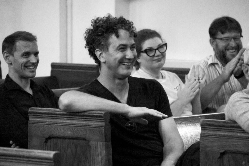 2023 First Presbyterian Church Audience laughing