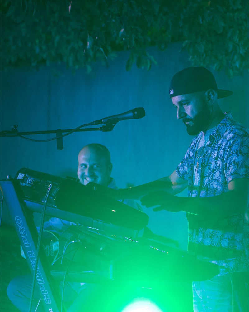 Golden Studio yezidi band green lighting